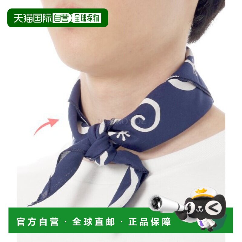 韩国直邮Engineered Garments 印花头巾 B - 海军蓝 - 壁虎 (25S1