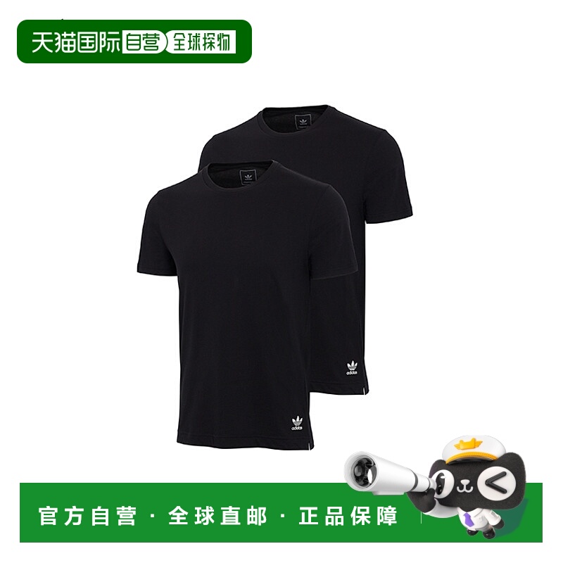 香港直邮Adidas Underwear阿迪達斯內衣2PK CREW NECK T-SHIRT運