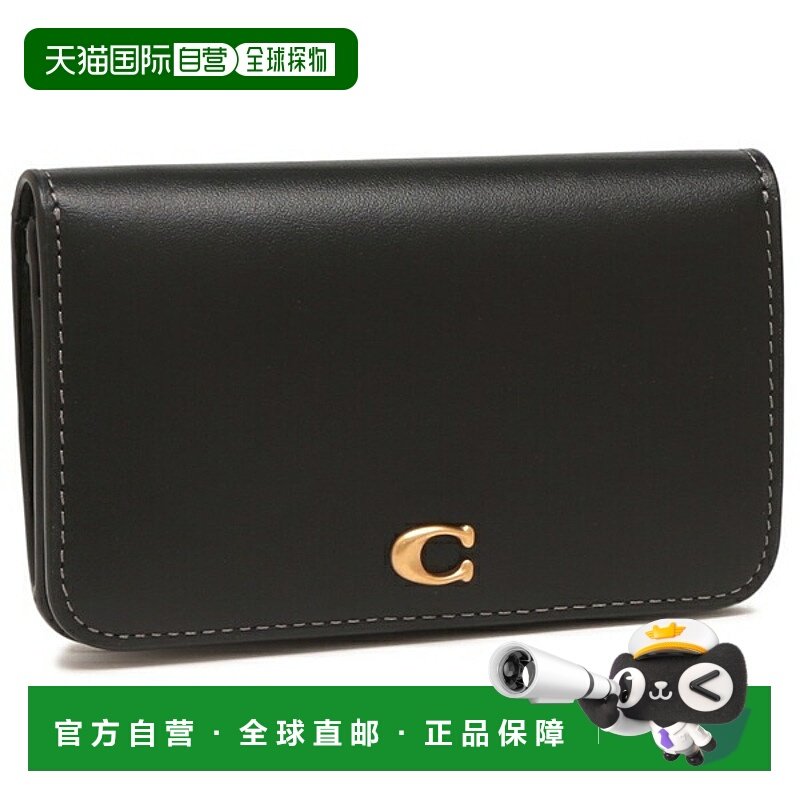 日本直邮Coach Essential Slim 卡包黑色女士 CR990 B4BK