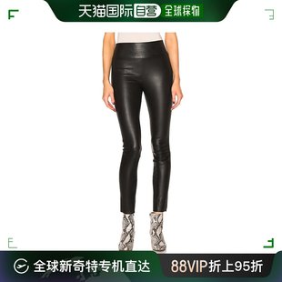 ANK003L SPRWMN 女士 香港直邮潮奢 高腰皮革及踝打底裤