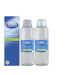2瓶装欧洲直邮Optrex爱滴氏洗眼液多重功效缓解眼疲劳洗眼水300ml