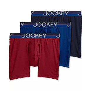 美国直邮Jockey 男士 Infinite Cool 系列 3双装弹性透气平角内裤