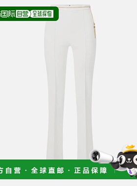 香港直邮ELISABETTA FRANCHI女士休闲裤PA14157E2360AVORIO喇叭裤