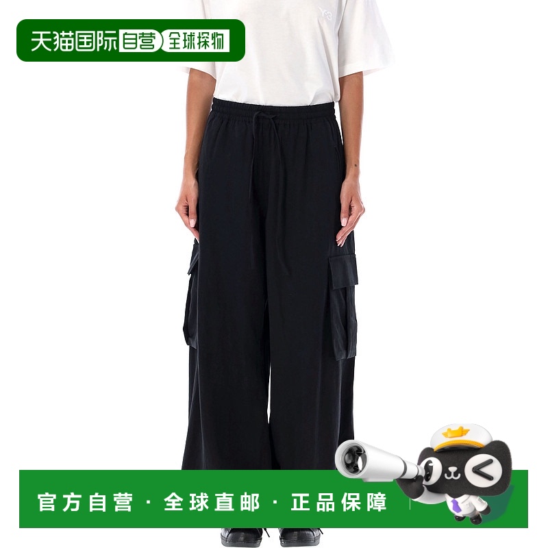 1h可退 香港直邮Y-3 女士休闲裤 IW7472BLACK AW2024 黑色