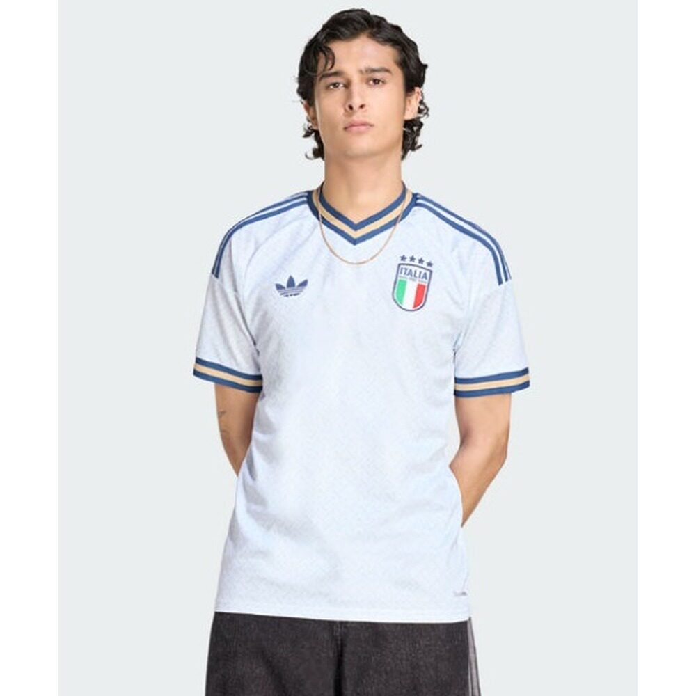 日本直邮adidas意大利国家队26客场复刻球衣 男女同款 速干Polo衫