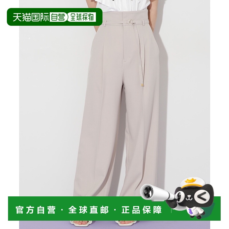 1h可退 日本直邮JILL by JILL STUART 女士高腰带扣西装长裤 1255