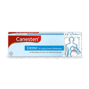 欧洲直邮德国Canesten拜耳凯妮汀脚气膏50g脚痒脚臭烂脚丫香港脚