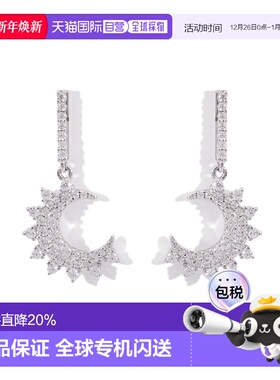 香港直发apm MONACO阿沁同款女士轻奢月亮耳钉耳环AE13299OX