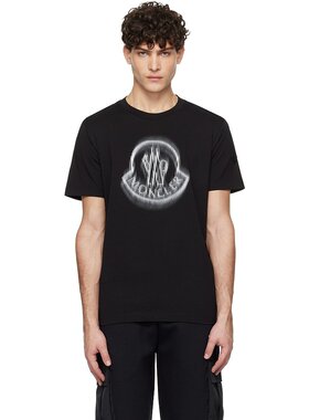 Moncler 盟可睐 男士 黑色 SS T 恤 K10918C0000489A17