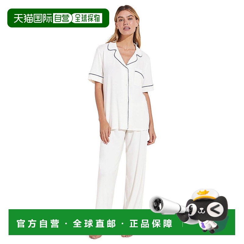 【美国直邮】Eberjey|Gisele 短袖长裤睡衣套装