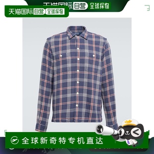 Polo Ralph 格纹棉质衬衫 香港直邮Polo 男士 拉夫 Lauren 劳伦