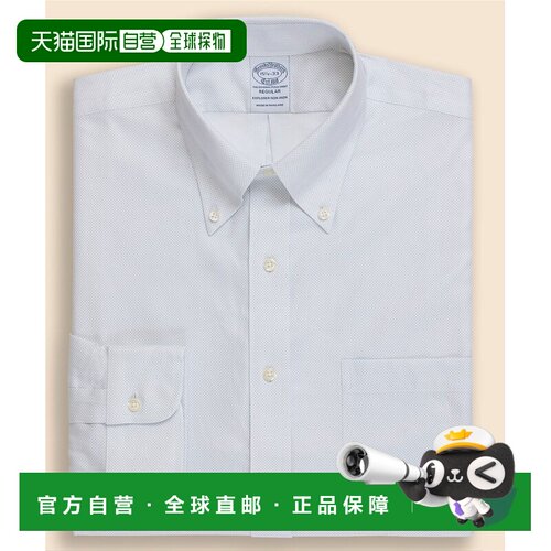 日本直邮BROOKS BROTHERS 男士 免烫微印花牛津纺衬支付后1h可退