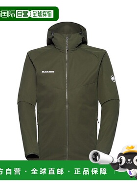 日潮跑腿MAMMUT猛犸象 花岗岩软壳连帽夹克 亚洲版 dark marsh M1