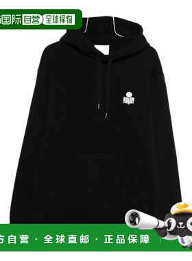 香港直邮Isabel Marant 徽标连帽长袖卫衣 SW0050HAD1M05H