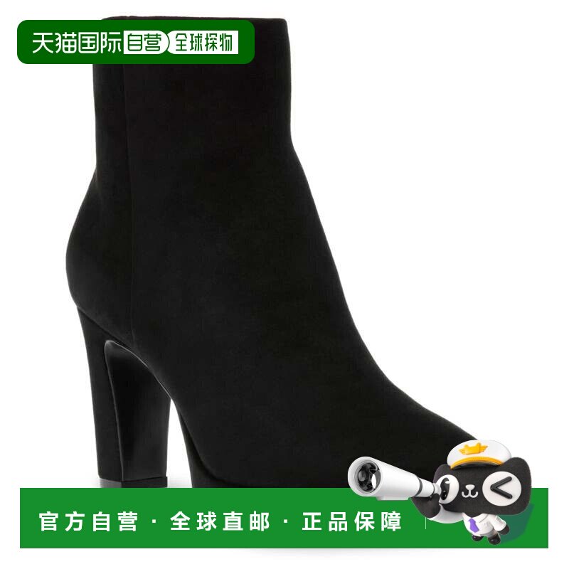 自营Anne Klein Jailene Boots Women's Black Round Toe Ankle D图片