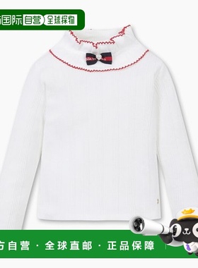 韩国直邮BENETTON儿童童装T恤QATS01341IV潮流穿搭时尚透气高级感