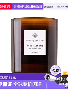欧洲直邮Essential Parfums基本香氛室内香薰蜡烛270g #磁之玫瑰
