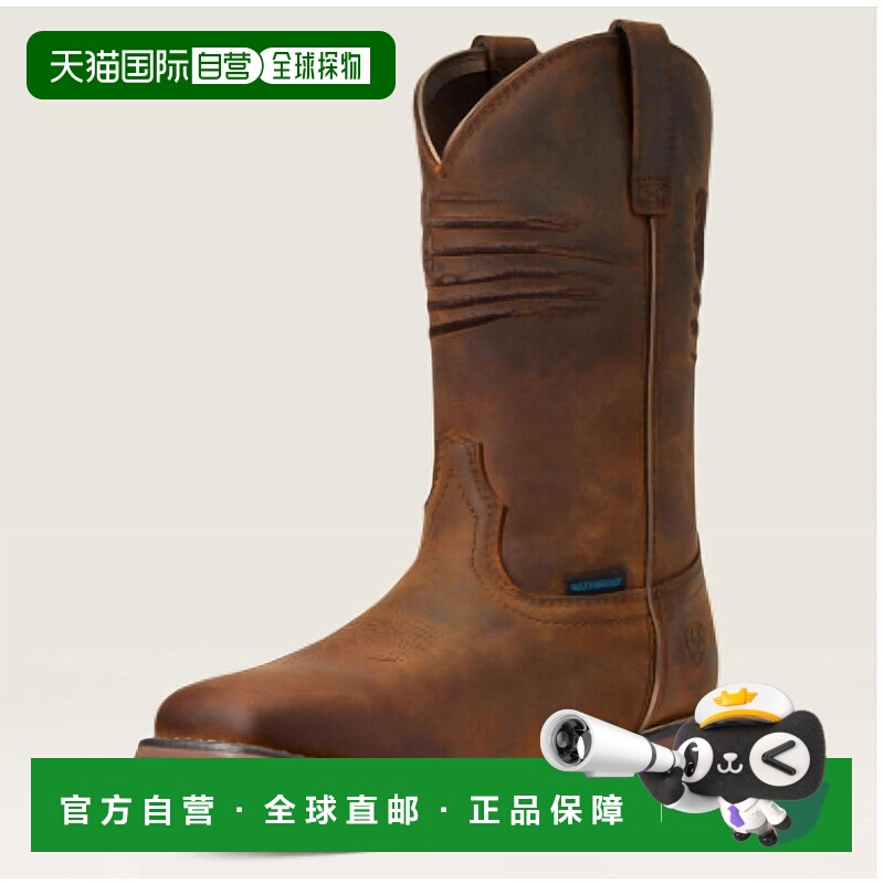 自营 ariat女士 Anthem Patriot 防水西部靴 - 中号/宽号（仿旧棕