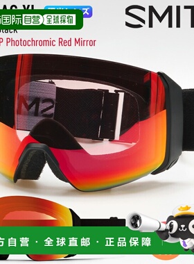日本直邮SMITH 4D MAG XL 滑雪镜黑色带光致变色镜片（CP 光致变
