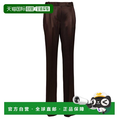 香港直邮TOM FORD 女士休闲裤 PAW688FAX1744ECH SS2026 棕色