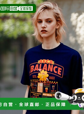 韩国直邮AECA WHITE 公用T恤AWCMSSBDTTSOV001C0LB AECA BALANCE