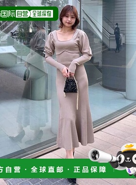 日本直邮rienda 2WAY Chain Mermaid Knit OP 连衣裙 [RI3465EW24