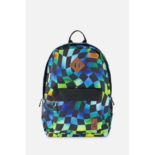 自营deux par deuxKids Backpack Blue Checkered Print - blue c