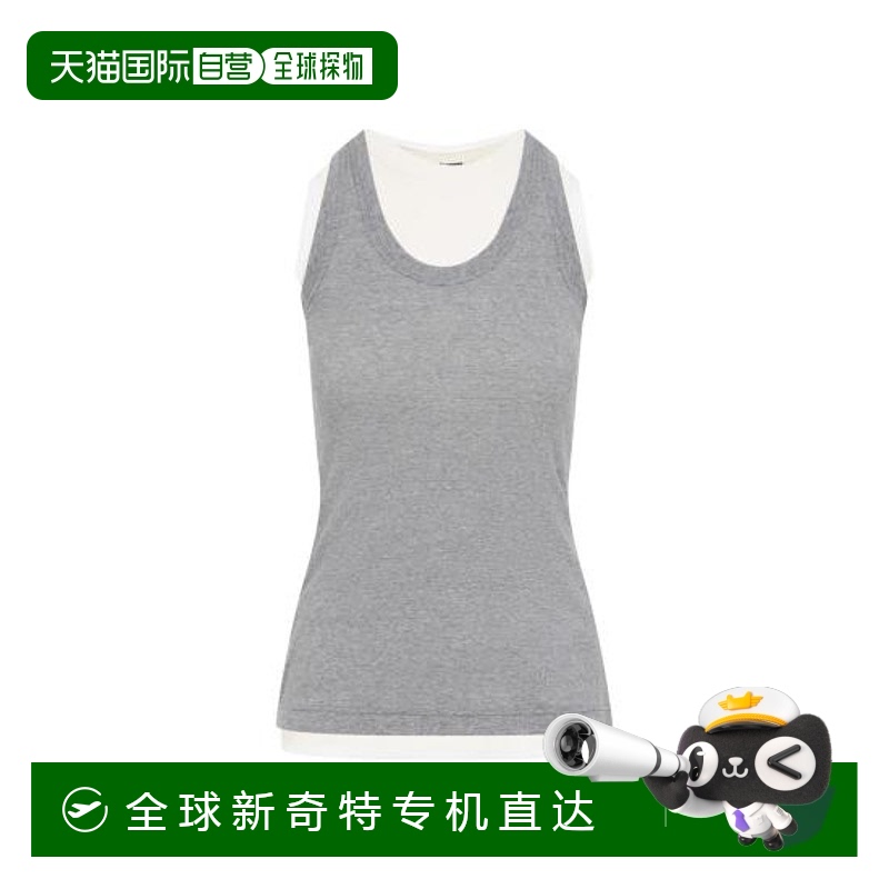 韩国直邮JIL SANDER25SS长袖T恤女J40FV0106 JTN357 971GREY
