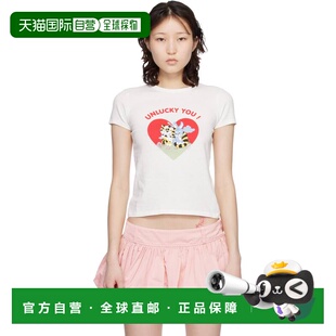 1h可退 香港直邮kenzo 高田贤三 女士 灰白色 Paris Cartoon Clas