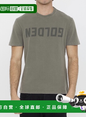 1h可退 香港直邮潮奢 GOLDEN GOOSE 男士 徽标短袖T恤 GMP01220P0
