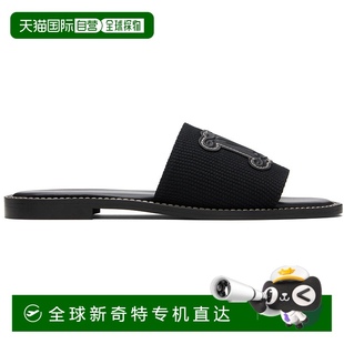 香港直郵潮奢 Gene 女士 黑色 麥斯瑪拉 涼鞋 1h可退 251 MaxMara