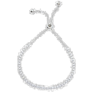 自营 Adornia Slider 网球手链 .925 纯银 - 银 美国奥莱直发