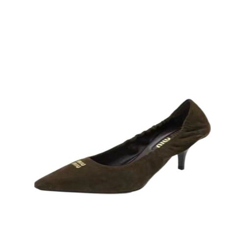 MIU MIU 女士高跟鞋 5I374EEFXF055F0002 SS2025 褐色