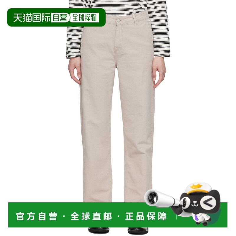香港直邮潮奢 CARHARTT WIP 女士 米色 Pierce Straight 长裤 I03
