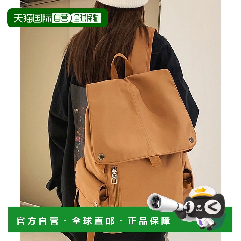 日本直邮florge 男女通用大容量翻盖休闲背包 FL8218AW009079