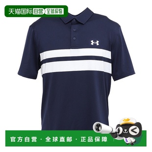 ARMOUR POLO衫 高尔夫UV防护Playoff Strip半袖 日本直邮UNDER