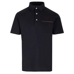 衫 Zegna Polo 男士 纽扣细节 短袖 zegna