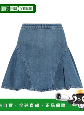 香港直邮Givenchy 牛仔半身裙 BW40ZA516Fa字裙