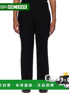 1h可退 香港直邮Tom Ford 汤姆 福特 男士 黑色 Rustic Knit 运动