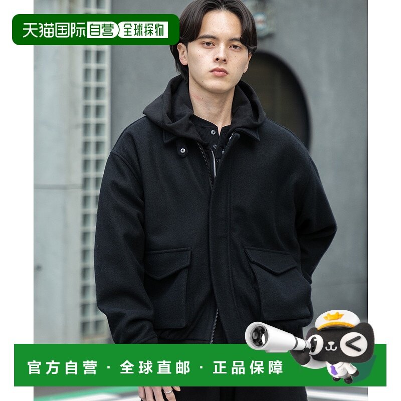 1h可退 日本直邮SENSE OF PLACE 男装 宽松短款立领夹克 原创UR T