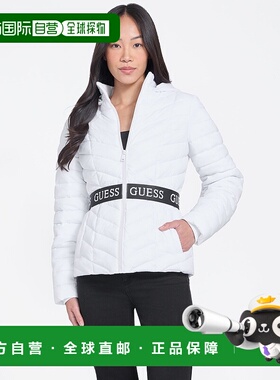 自营guessEco Kacy Puffer Jacket - pure white 美国奥莱直发