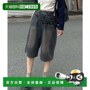 1h可退 日本直邮AS KNOW AS plus 女士 宽松版型 水洗丹宁巴拿马