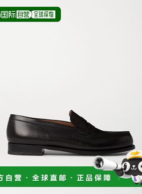 香港直邮J.M.WESTON 男士 180 莫卡辛皮质乐福鞋 A411011801FBLAC