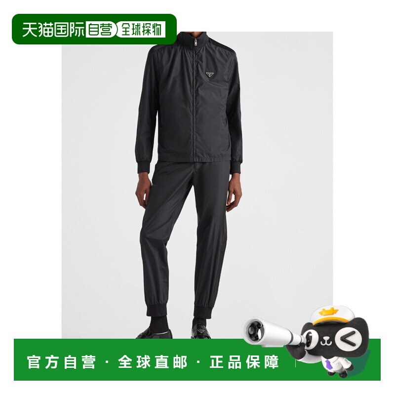 1h可退 香港直邮PRADA 男士休闲裤 SPH332133VSWMOF0002 CO 黑色