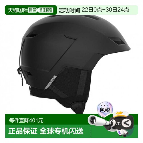 日本直邮Salomon PIONEER LT ACCESS滑雪板头盔 Black