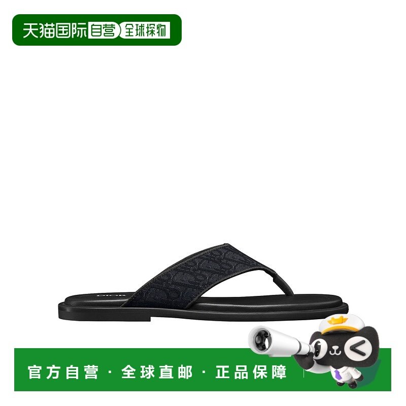 香港直邮DIOR 男士拖鞋 3SA161ZSAH969 SS2025 黑色 Dior Alias