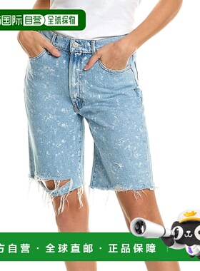 自营 MOTHER Denim The Undercover Fray Whitecaps 短裤 - 蓝色