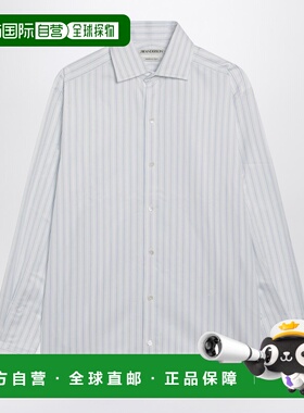 1h可退 香港直邮J.W. Anderson 女士 白色条纹棉质衬衫 SH0388PG1