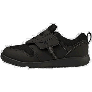 【日本直邮】Mizuno美津浓 儿童运动鞋 纯黑 17.5cm C1GD2233