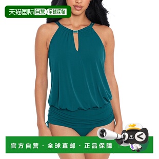 自营Magicsuit Susan Swimdress - Blue 美国奥莱直发泳衣